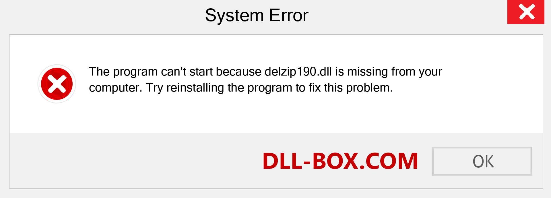  delzip190.dll file is missing?. Download for Windows 7, 8, 10 - Fix  delzip190 dll Missing Error on Windows, photos, images